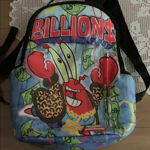 mr krabs sprayground backpack